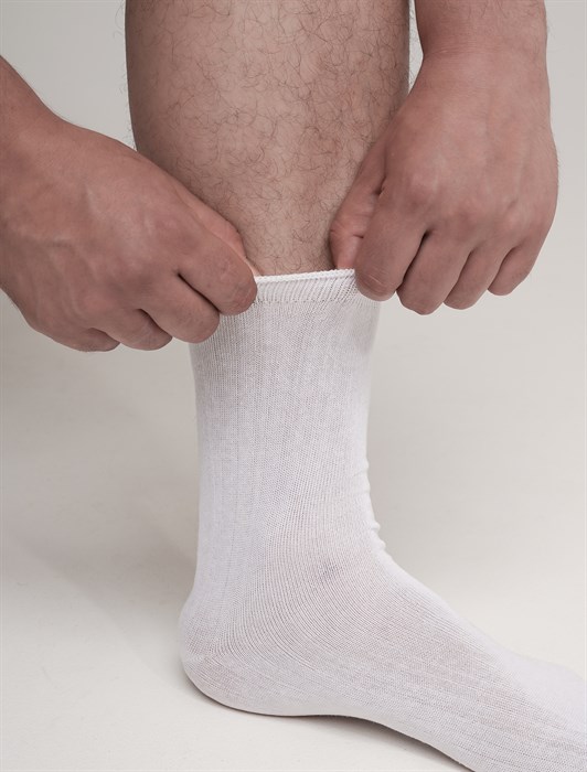 Д-5н Носки мужские КАРАВАН, "Хлопок 100%", однотонные, гладкие - фото 787341