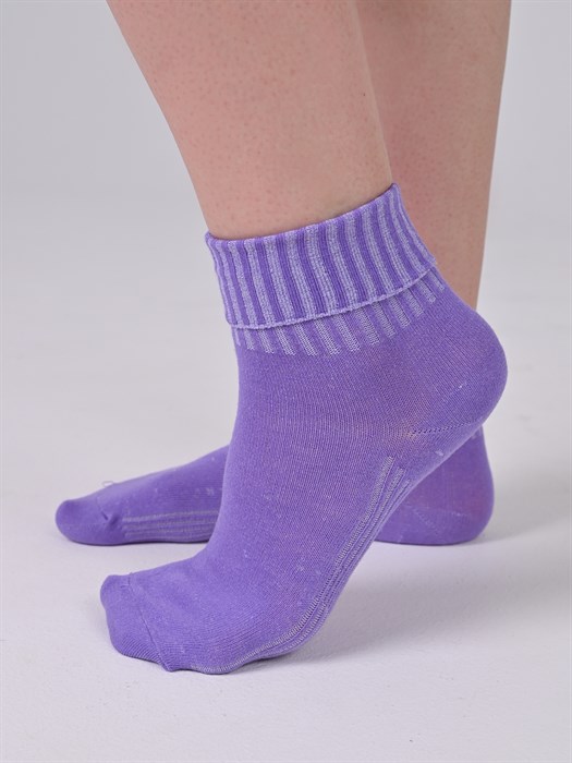 6024-5 Носки женские БАЙВЭЙ, медицинские, хлопок, ослабленная резинка - фото 787382