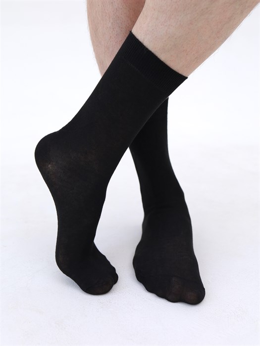 520 Носки мужские БАЙВЭЙ, хлопок, с массажным эффектом - фото 787422