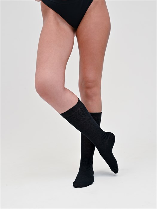 Гольфы женские бабушкины, хлопок - фото 787449