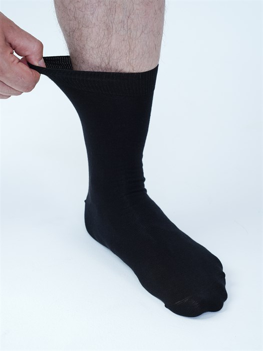 С 330/1 Носки мужские RUSOCKS "Cavalliere" (Кавалер), гладкие, с эластаном - фото 787470