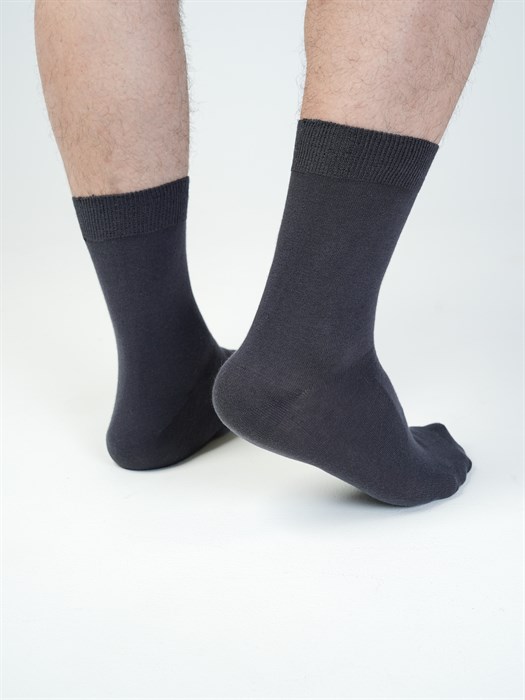 С 330/1 Носки мужские RUSOCKS "Cavalliere" (Кавалер), гладкие, с эластаном - фото 787478