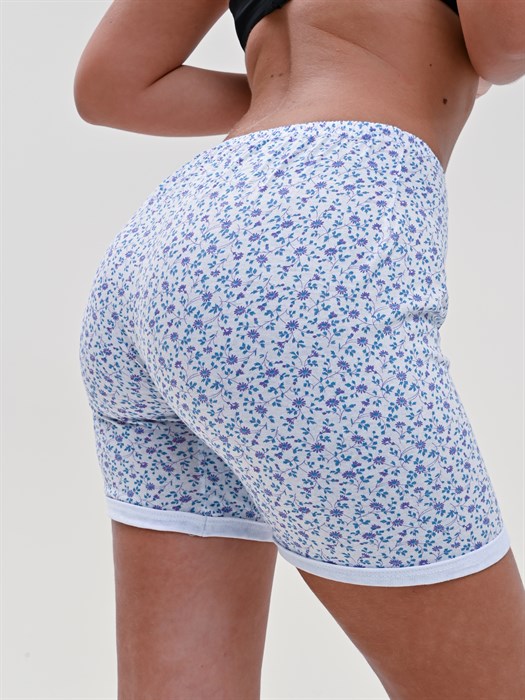 Панталоны женские АМТЕКС, хлопок (хб - 100%), длинные, в цветочек - фото 787548