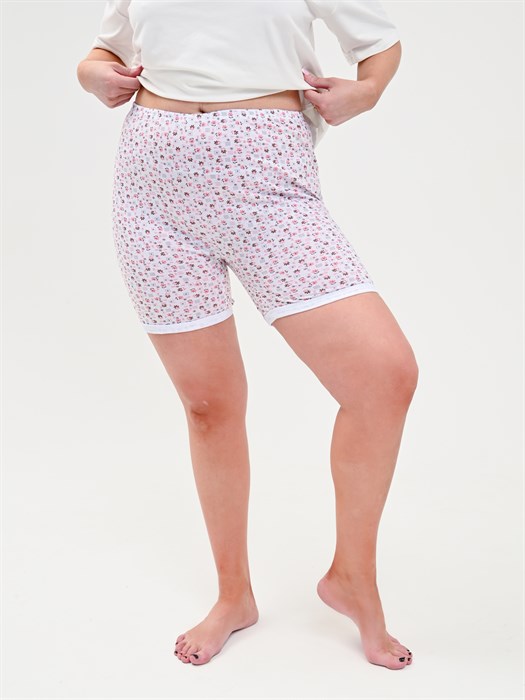 Панталоны женские АМТЕКС, хлопок (хб - 100%), длинные, в цветочек, великан - фото 787562