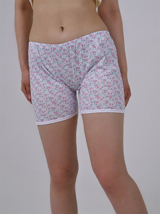 Панталоны женские АМТЕКС, хлопок (хб - 100%), короткие, в цветочек - фото 787596