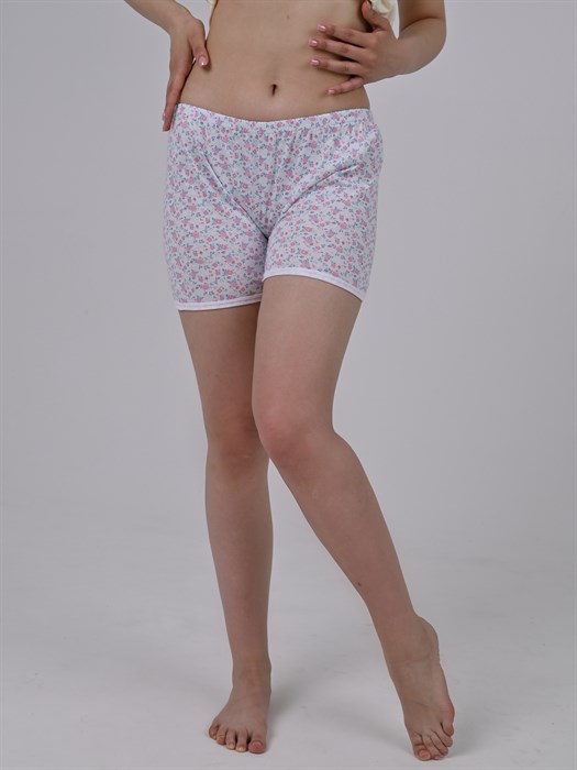 Панталоны женские АМТЕКС, хлопок (хб - 100%), короткие, в цветочек - фото 787598