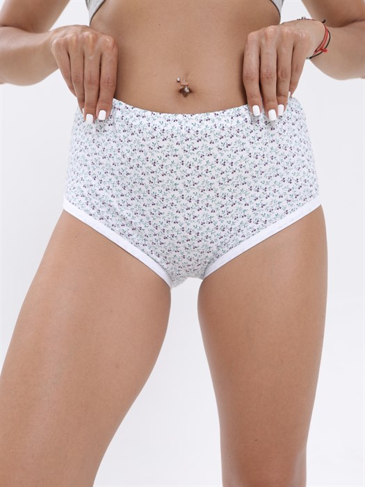 Трусы женские АМТЕКС, хлопок (хб - 100%), кулирка, в цветочек - фото 787629
