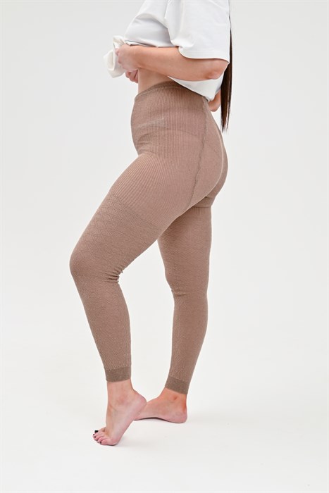 С-23 Рейтузы женские ДЕЛИКА, хлопок, ажурные, на резинке - фото 787732