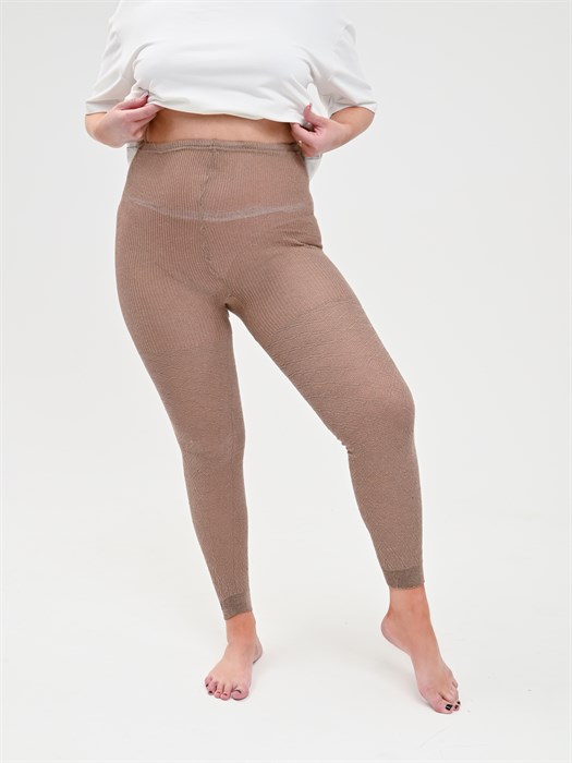 С-23 Рейтузы женские ДЕЛИКА, хлопок, ажурные, на резинке - фото 787733