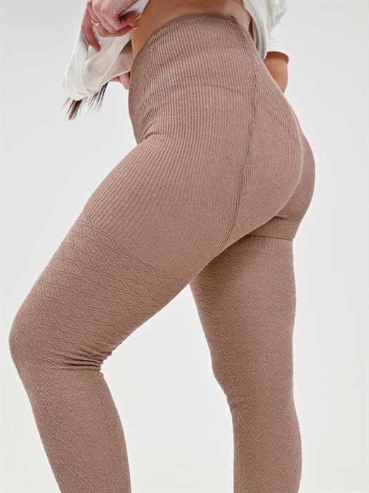 С-23 Рейтузы женские ДЕЛИКА, хлопок, ажурные, на резинке - фото 787736