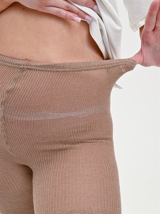 С-23 Рейтузы женские ДЕЛИКА, хлопок, ажурные, на резинке - фото 787738