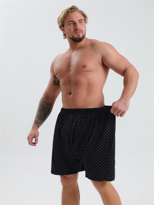 Трусы мужские АМТЕКС, боксеры со вставкой, хлопок (хб - 100%), великан - фото 787915