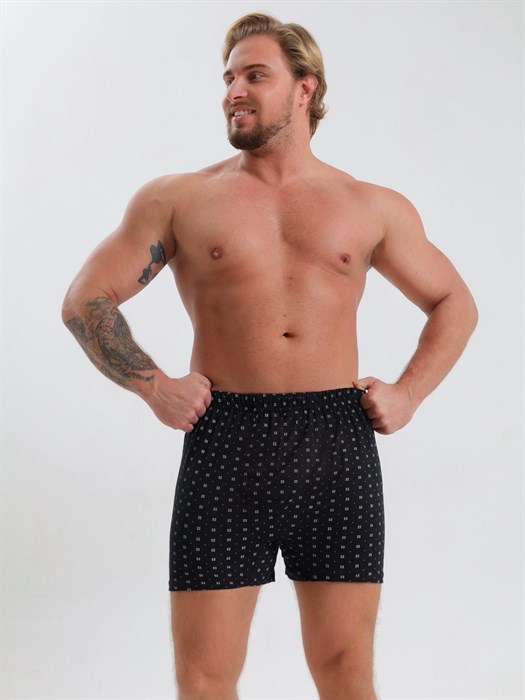 Трусы мужские АМТЕКС, боксеры со вставкой, хлопок (хб - 100%) - фото 787925