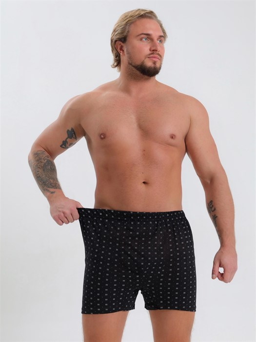 Трусы мужские АМТЕКС, боксеры со вставкой, хлопок (хб - 100%) - фото 787929