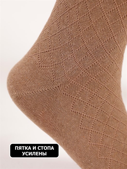 Чулки женские KLASSIK SOCKS, бабушкины, хлопок с полиамидом - фото 787980