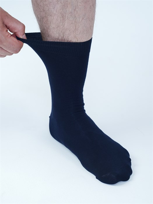 С 330/1 Носки мужские RUSOCKS "Cavalliere" (Кавалер), гладкие, с эластаном - фото 788012