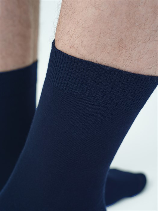 С 330/1 Носки мужские RUSOCKS "Cavalliere" (Кавалер), гладкие, с эластаном - фото 788014