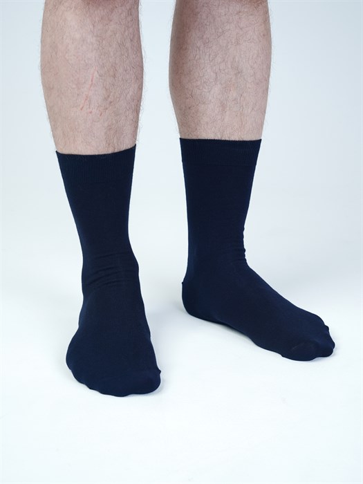 С 330/1 Носки мужские RUSOCKS "Cavalliere" (Кавалер), гладкие, с эластаном - фото 788015