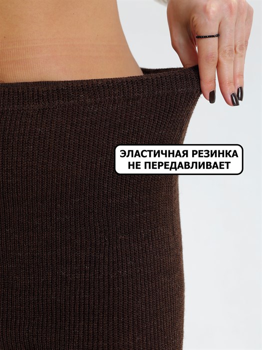 Лег5 Легинсы женские "ЛиВ", шерстяные, вязаные - фото 788152