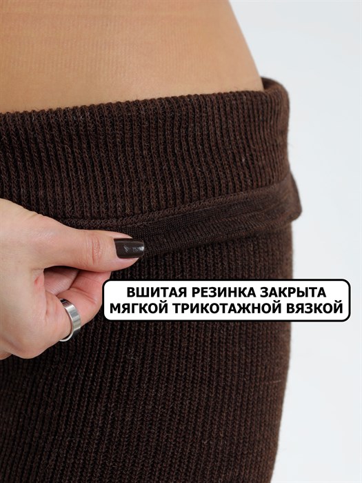 Лег5 Легинсы женские "ЛиВ", шерстяные, вязаные - фото 788153