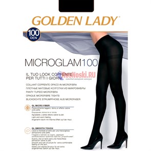 Колготки женские GOLDEN LADY MicroGlam 100, плотные, матовые, широкий пояс