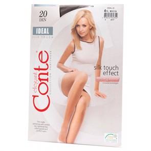 Колготки женские CONTE ELEGANT Ideal 20, матовые, с эффектом пудры