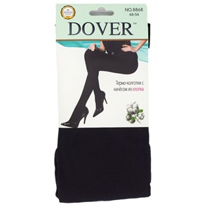8868 Колготки женские DOVER, хлопок, термо, с начёсом