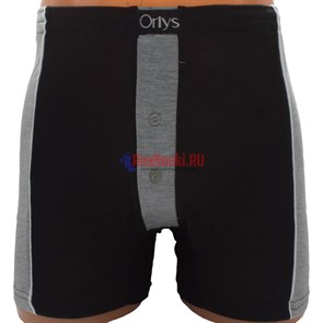 548 Трусы мужские ORLYS (Орлис), семейные, хлопок, с пуговицами, с лампасами