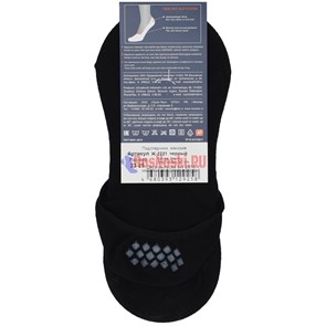 Ж 2220/2221 Подследники женские RUSOCKS, хлопок, силикон на пятке
