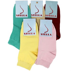 С 420 Носки женские RUSOCKS, &quot;Stella&quot; (Стелла), хлопок, гладкие, короткие