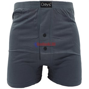 528 Трусы мужские ORLYS (Орлис), семейные, хлопок, с пуговицами, однотонные