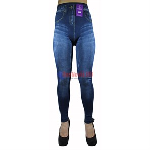 А507 Лосины женские ЛАСТОЧКА, бамбук, бесшовные, с мехом внутри, джеггинсы