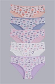 124227 Комплект женских трусов NICOLETTA, слипы, хлопок, с рисунком