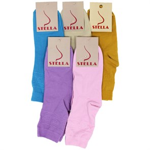 С 400 Носки женские RUSOCKS, &amp;quot;Stella&amp;quot; (Стелла), хлопок, гладкие