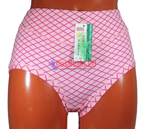 Трусы женские, слипы, бамбук, с рисунком, большие размеры