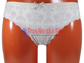63587 Набор женских трусов NICOLETTA, слипы, с рисунком, кружево по ножке