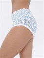 Трусы женские АМТЕКС, хлопок (хб - 100%), кулирка, в цветочек - фото 786596