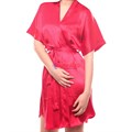 Халат женский MARBIN LINGERIE, шёлковый, однотонный - фото 786821