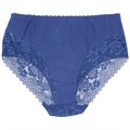 8104 Трусы женские AIYITU, слипы, хлопок, с кружевом, высокая посадка - фото 787070