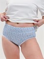 Трусы женские бабушкины, жатка, хлопок, с принтом - фото 787552