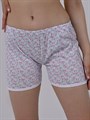 Панталоны женские АМТЕКС, хлопок (хб - 100%), короткие, в цветочек - фото 787588