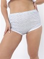Трусы женские АМТЕКС, хлопок (хб - 100%), кулирка, в цветочек, великан - фото 787677